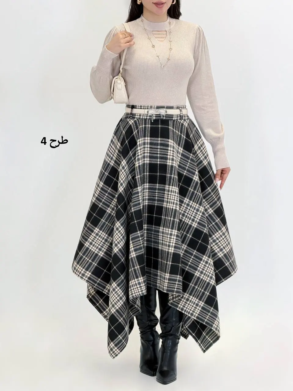 7615-دامن burberry